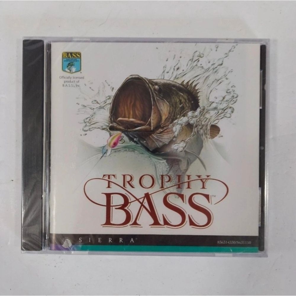 NIB Trophy Bass: All American Sports Series 1999 New Sealed Jewel Case PC Game